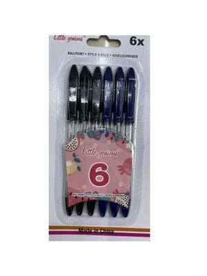 Набір кулькових ручок (6 шт., 2 кольори) | 6724890