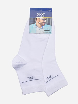 Демісезонні білі шкарпетки з малюнком | 6827794