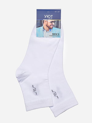 Демісезонні білі шкарпетки з малюнком | 6827798