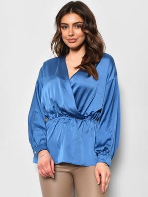 Блуза блакитного кольору | 6828441