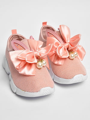 Кросівки текстильні рожевого кольору | 6828550