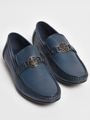 Туфлі підліткові темно-синього кольору  | 6828670