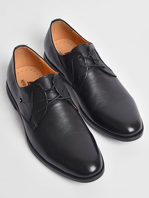 Туфлі з шнурівкою чорного кольору  | 6828771