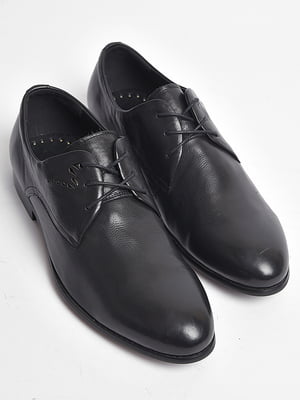 Туфлі з шнурівкою чорного кольору  | 6828772