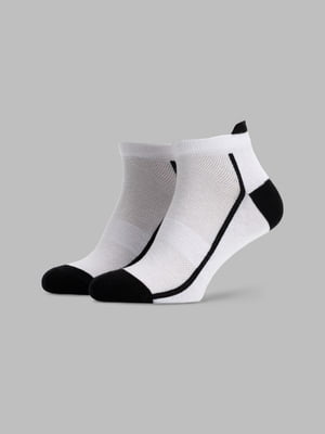 Шкарпетки біло-чорні | 6829478