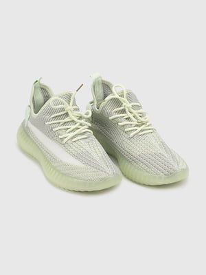 Зелені кросівки на шнурівці | 6829704