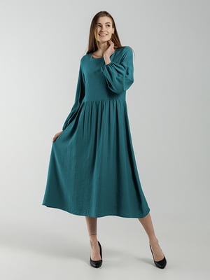 Сукня-максі смарагдового кольору | 6829791
