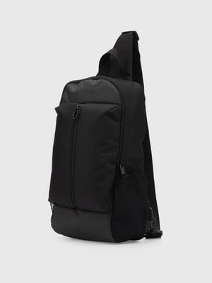 Рюкзак з текстилю чорний | 6830982