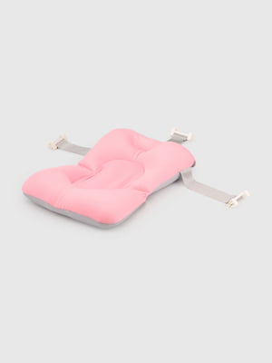 Антиковзна рожева подушка для купання малюка | 6831121
