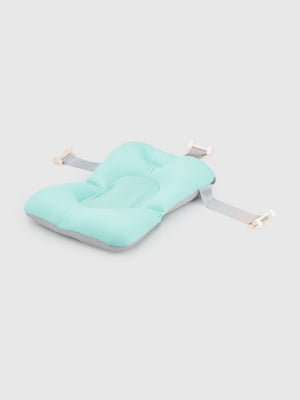 Антиковзна блакитна подушка для купання малюка | 6831140