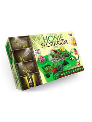 Безпечний освітній набір для вирощування рослин "HOME FLORARIUM" | 6831166