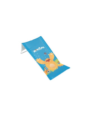Лежак блакитний для купання з малюнком "Монстрики" | 6831175