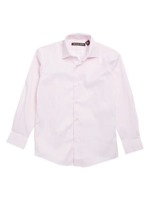 Розовая рубашка с точечны принтом | 6833858