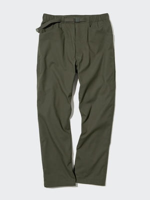 Зеленые брюки кэжуал с карманами | 6833953