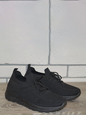 Кросівки текстильні чорні | 6834564