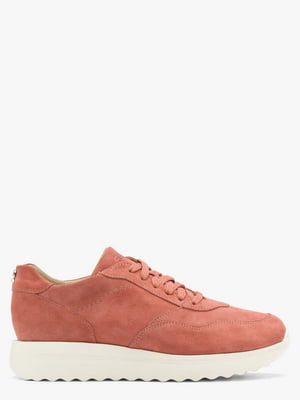 Шкіряні рожеві кросівки | 6834577