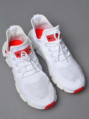 Кросівки білого кольору на шнурівці | 6835717