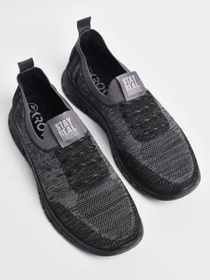 Кросівки текстильні сірого кольору | 6835741