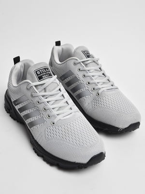 Кросівки текстильні сірого кольору  | 6835742