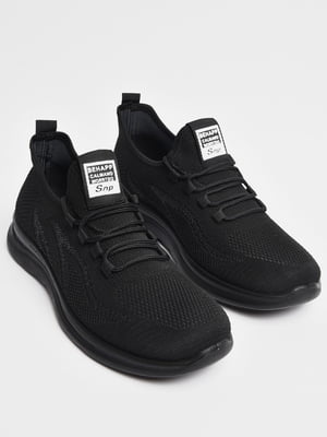 Кросівки чорного кольору на шнурівці | 6835749
