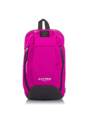 Розовый текстильный спортивный рюкзак | 6838112