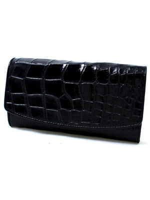 Чорний гаманець зі шкіри крокодила | 6838257