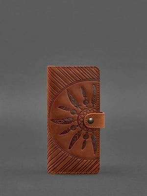 Шкіряний гаманець світло-коричневого кольору | 6838294
