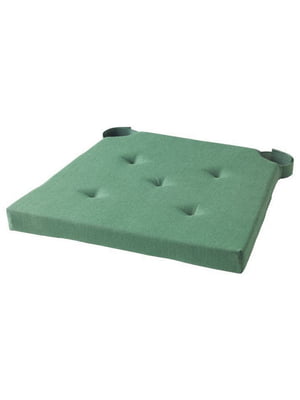 Подушка на стульчик зеленая | 6837040