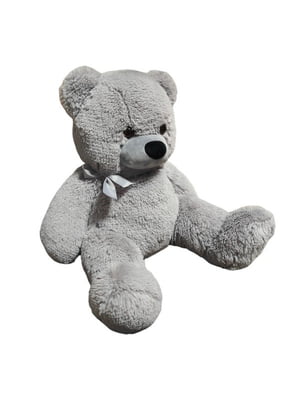 М’яка іграшка "Ведмідь" сірий (90 см) | 6834685