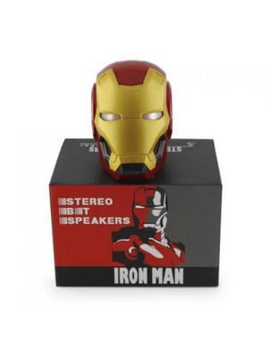Портативна бездротова Bluetooth колонка Iron Man Залізна людина micro-USB SD/microSD/TF Card | 6838702