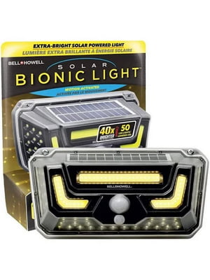 Вуличний світлодіодний ліхтар на сонячній батареї Bionic Light IP65 з датчиком руху | 6838971