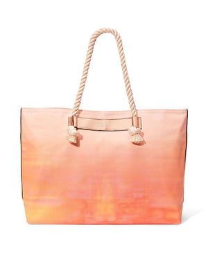 Пляжна сумка персикового кольору | 6840357