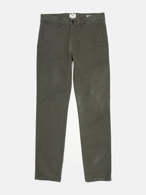 Повседневные брюки цвета хаки | 6844319