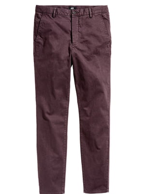 Бордовые брюки кэжуал | 6844862