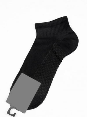 Чорні фактурні низькі шкарпетки | 6845021