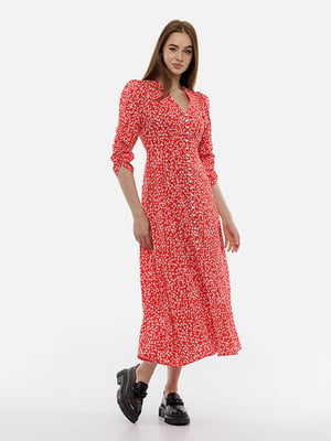 Жіноча довга сукня S червоний Yuki ЦБ-00214552 | 6840821