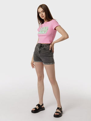 Жіночі короткі джинсові шорти 36 темно-сірий ELCIDO ЦБ-00216179 | 6841208