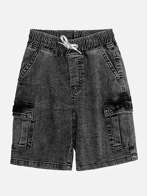 Шорти джинсові для хлопчика 128 сірий ALG ЦБ-00220443 | 6841220
