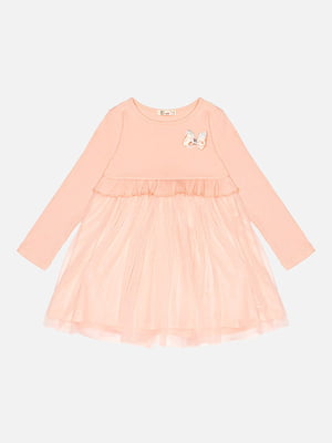 Сукня для дівчинки 98 персиковий Barmy ЦБ-00229977 | 6841492