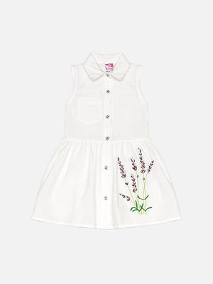 Сукня для дівчинки 92 білий Timo girls ЦБ-00187807 | 6841497