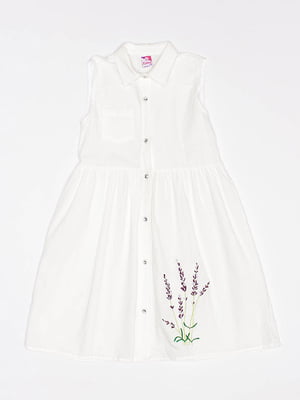 Сукня для дівчинки 116 білий Timo girls ЦБ-00187810 | 6841500