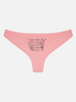 Жіночі трусики бразиліани Donella ЦБ-00220510 M Рожевий | 6841521