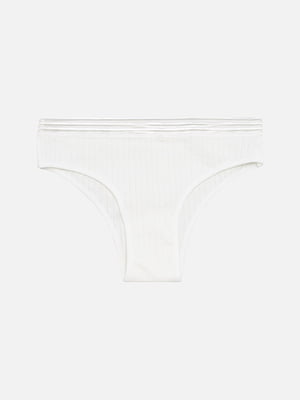Жіночі трусики бразільяно Underwear ЦБ-00237679 L Білий | 6841574