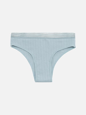 Жіночі трусики бразільяно Underwear ЦБ-00237682 M Блакитний | 6841577