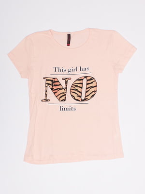 Жіноча футболка S персиковий Brands ЦБ-00192009 | 6841693