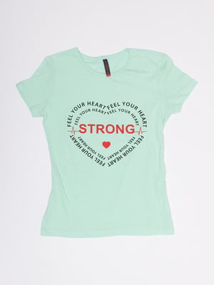 Жіноча футболка S м'ятний Brands ЦБ-00192015 | 6841695