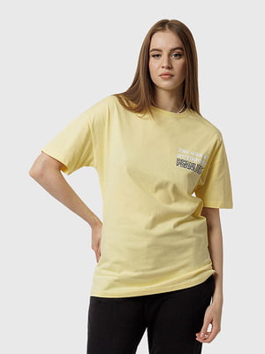 Жіноча футболка регуляр XS/S жовтий Busem ЦБ-00219044 | 6841736