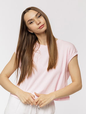 Жіноча коротка футболка S рожевий SO SWEET ЦБ-00219344 | 6841778