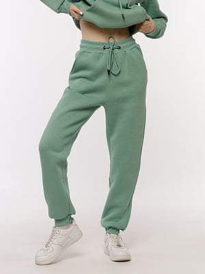 Жіночі спортивні штани L м'ятний Yuki ЦБ-00223863 | 6841812