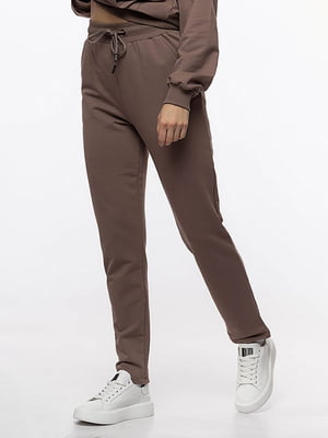Жіночі спортивні штани 2XL капучино Yuki ЦБ-00213349 | 6841828
